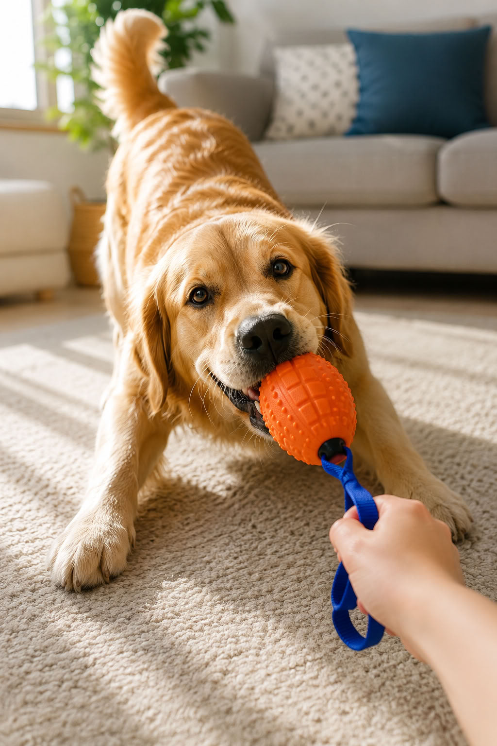 14 cm saplı köpek diş kaşıma oyuncağı, dokulu çiğneme yüzeyli, diş eti masajına yardımcı, hafif ve dayanıklı köpek oyuncağı