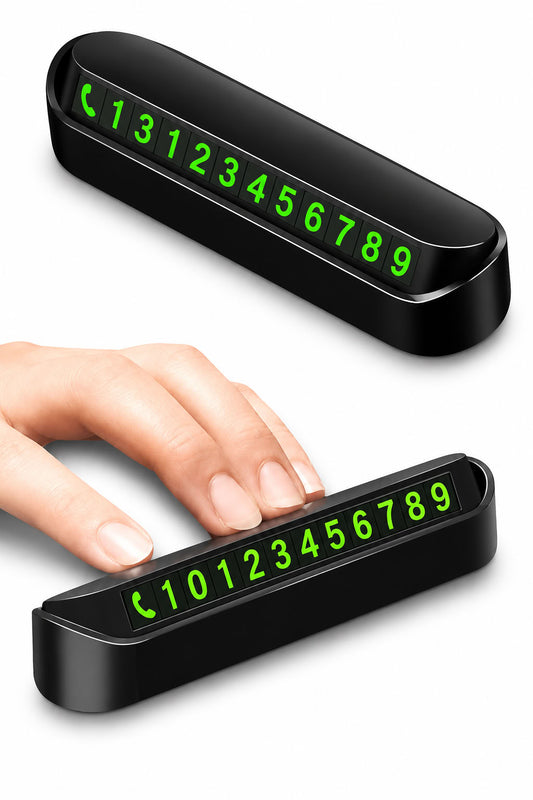 Fosforlu Otomobil Park Numaratörü Aç Kapa Numaratör Telefon Numarası Araba Parktel Numaralık
