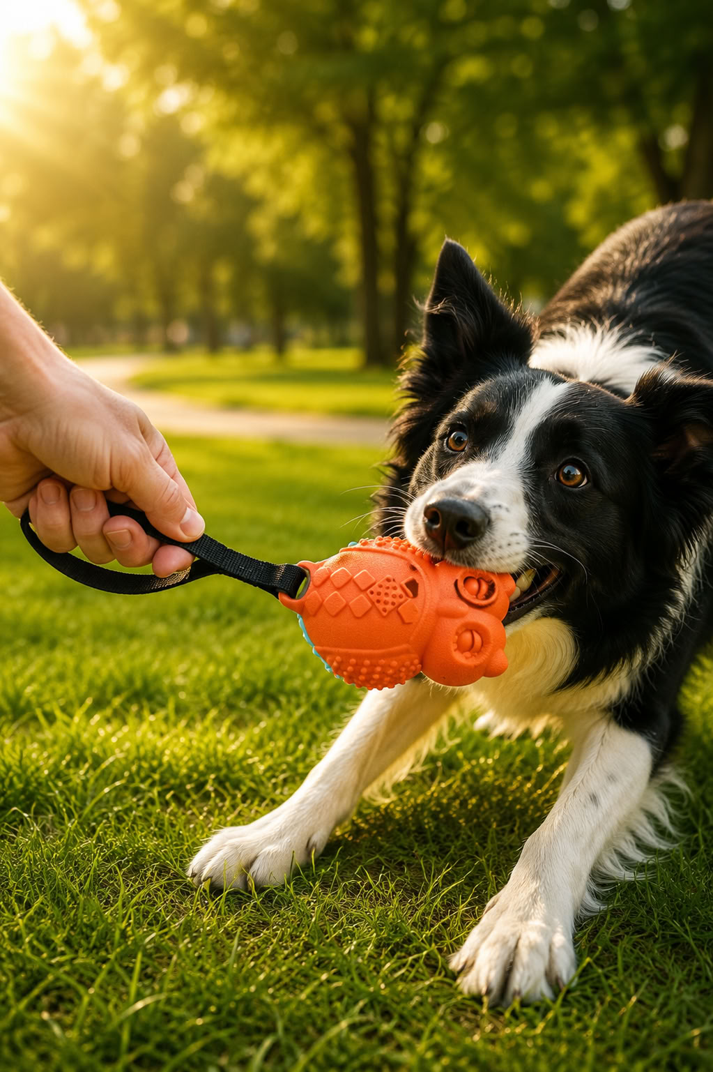 15 cm baykuş tasarımlı köpek oyuncağı, dokulu diş kaşıma yüzeyli, çekiştirme saplı, günlük oyun ve enerji atma için eğlenceli köpek diş kaşıma oyuncağı