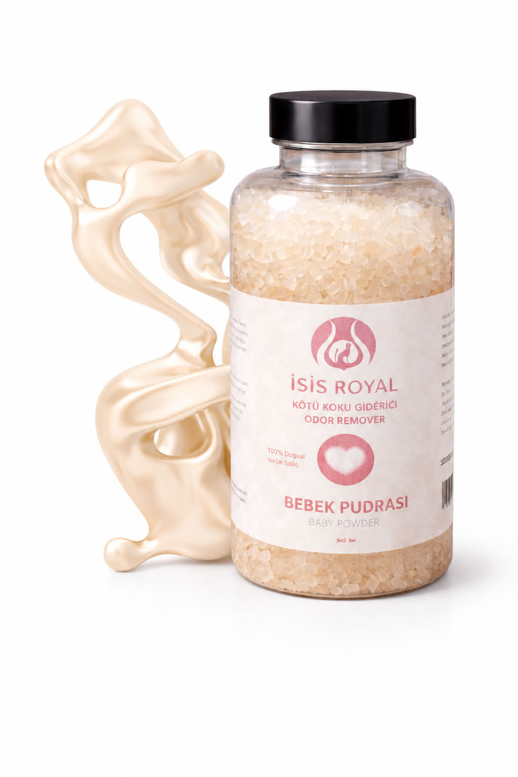 Bebek pudrası aromalı antibakteriyel kedi kumu koku giderici 350 g, kedi tuvaleti kokusunu azaltmaya yardımcı ferahlatıcı ürün