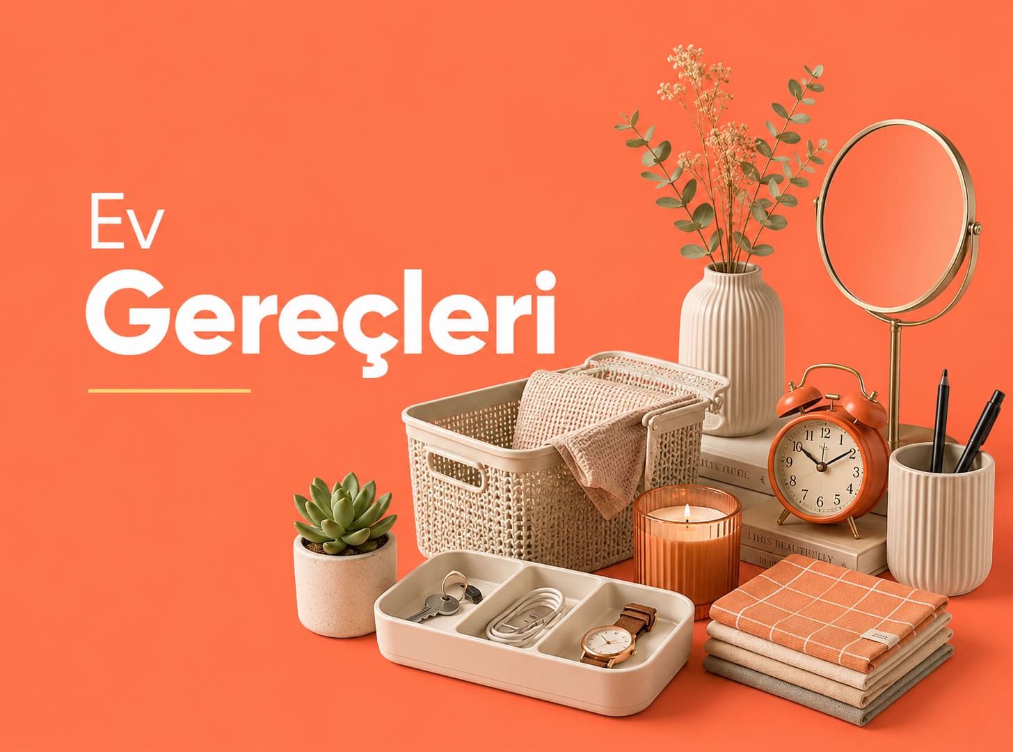 Ev gereçleri, organizer, mutfak, banyo ve pratik yaşam ürünleri