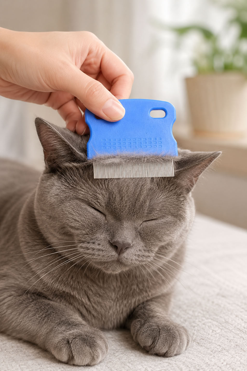Mini bit pire tarağı, kedi ve köpekler için sık metal dişli bakım tarağı, pire yumurtası, bit ve ince kir kalıntılarını taramaya yardımcı kompakt evcil hayvan tarağı