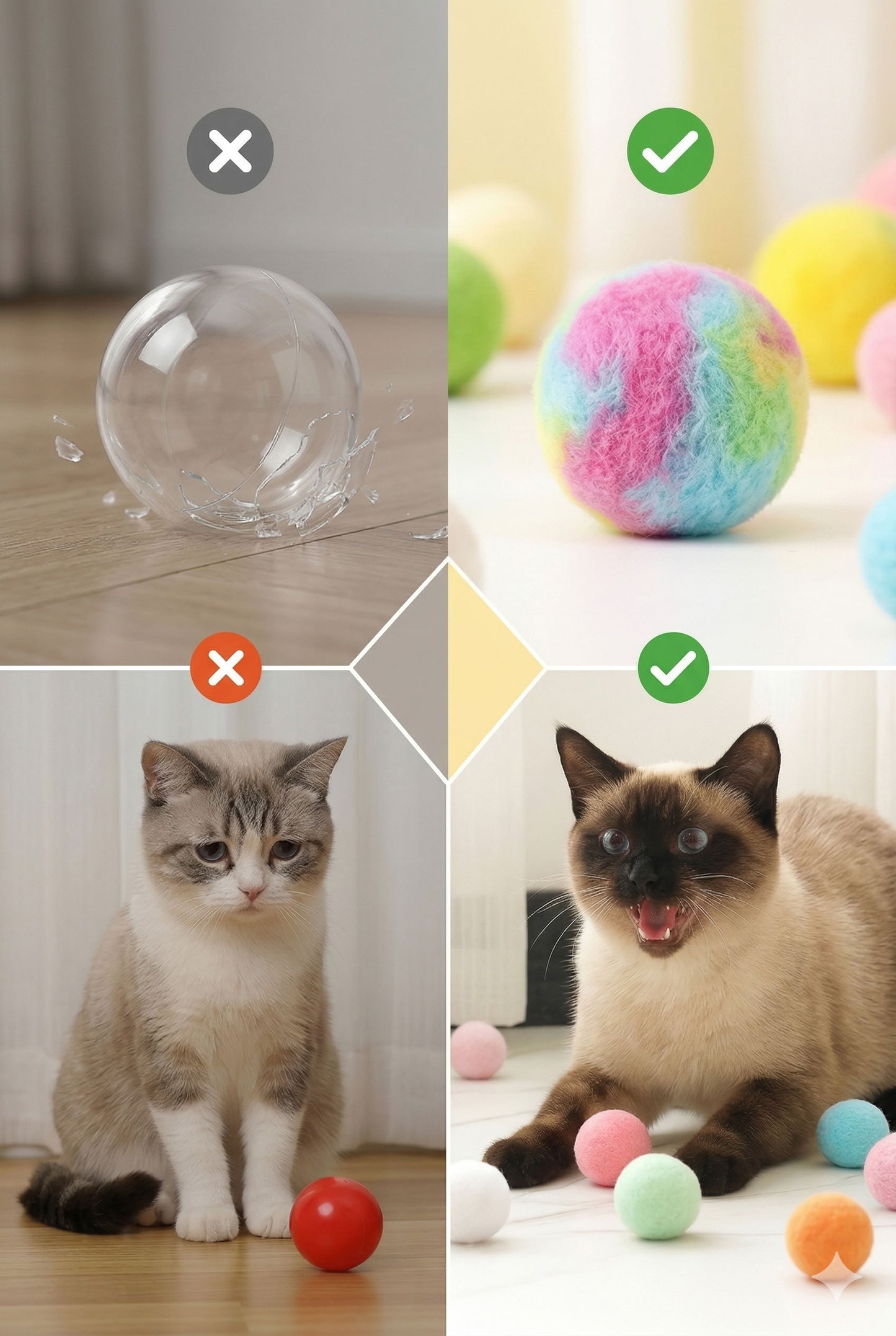 Peluş top atıcı interaktif kedi oyuncağı, 20 adet yumuşak renkli peluş top setli, kedilerin takip, yakalama ve pati atma oyunlarını destekleyen ev içi oyuncak
