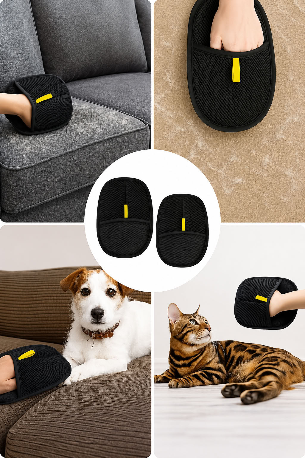 Yeni nesil tüy toplama eldiveni, kedi köpek tüylerini kıyafet, koltuk, halı ve mobilya yüzeylerinden temizlemeye yardımcı pratik tüy toplayıcı